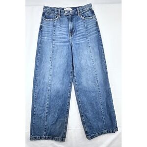 Women's HIDDEN Los‎ Angeles Wide Leg Jeans Denim Blue 30 Grunge Y2K 32 Inseam
